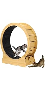 ❗️美品　キャットホイール　猫　大型 Amazon | MIWOOYY キャットホイール 大型猫 回し車 100cm - 屋内